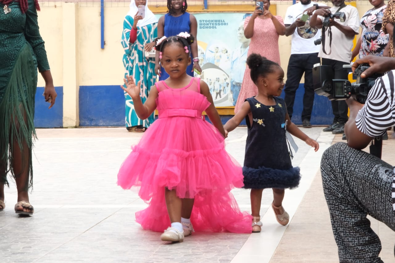Children at a school celebration
